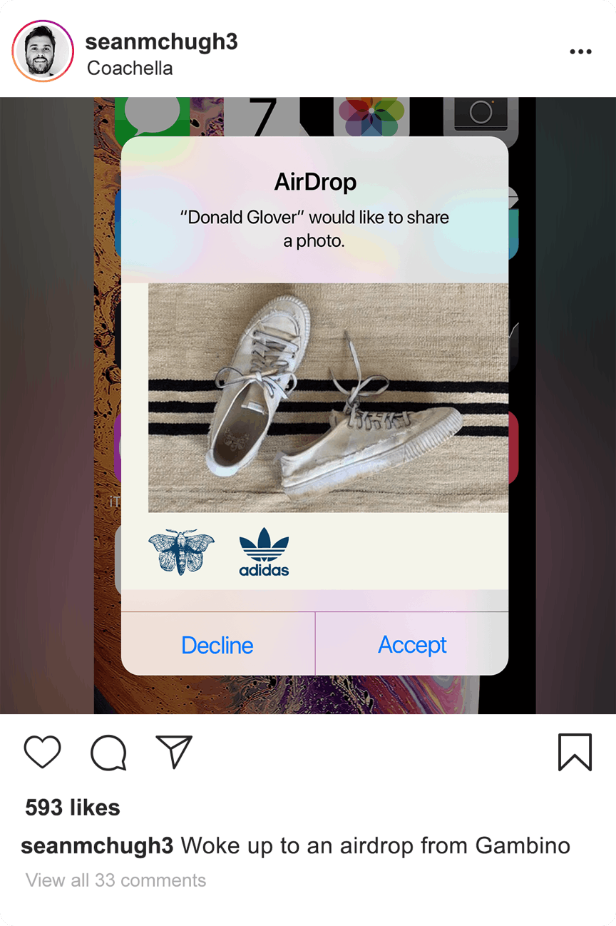 Donald glover adidas coachella discount