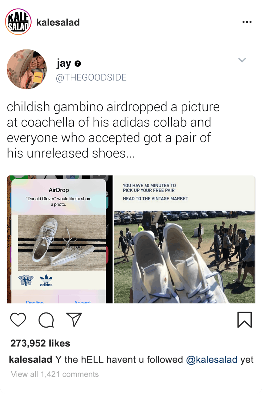 Childish gambino adidas coachella discount